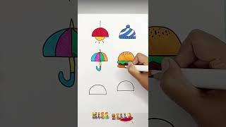 Download Lagu Mewarnai Gambar Lucu Dari Setengah Lingkaran #shorts  #anak MP3