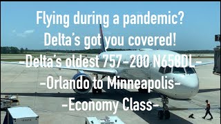 **TRIP REPORT** Delta Air Lines | Economy Class | MCO-MSP | 757-200 | N658DL