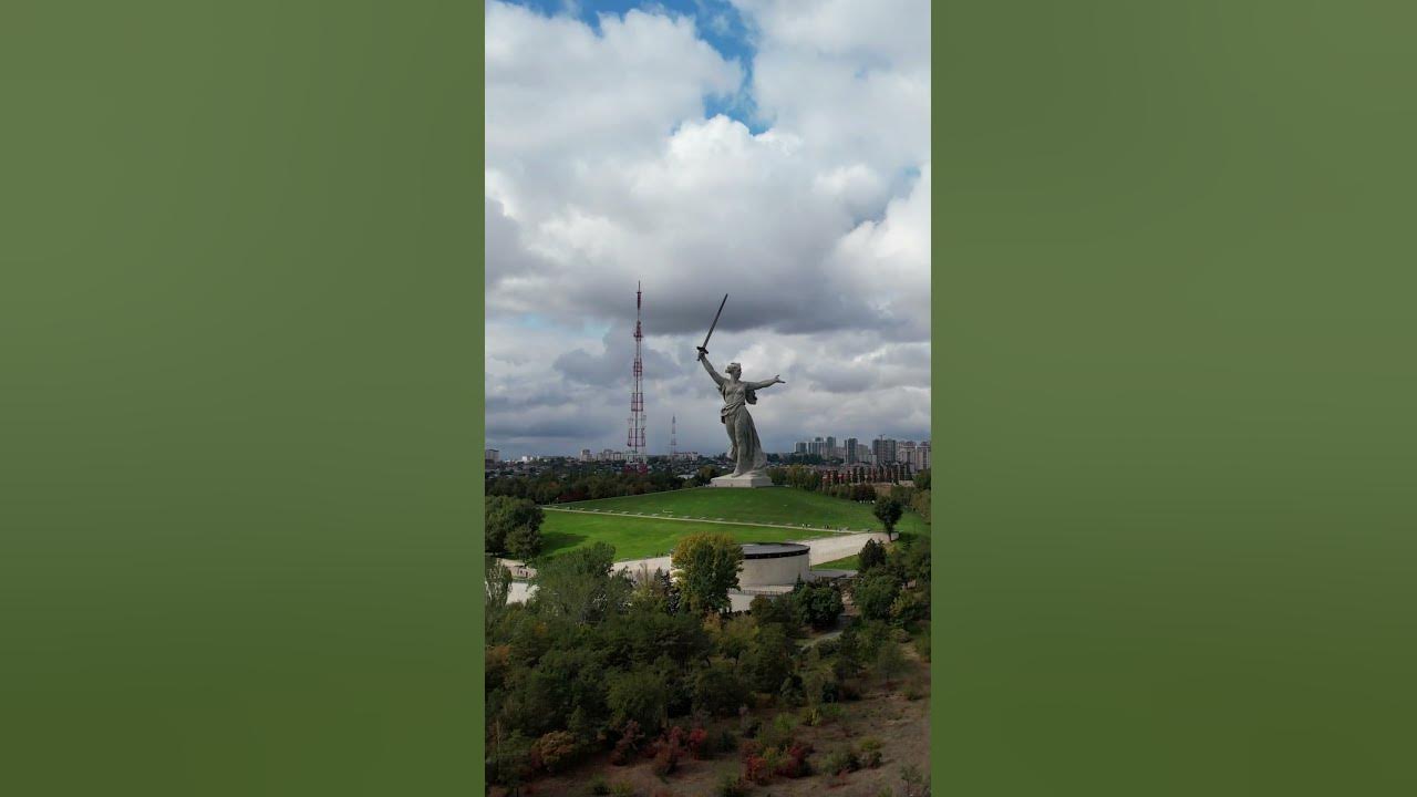 Mamaev Kurgan in Volgograd. Мамаев курган в Волгограде #shorts - YouTube