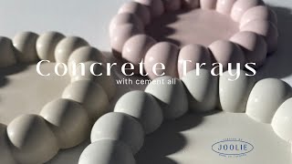 Aesthetic Cement DIY | DIY Concrete Decor Ideas | Concrete tray | Bubble tray