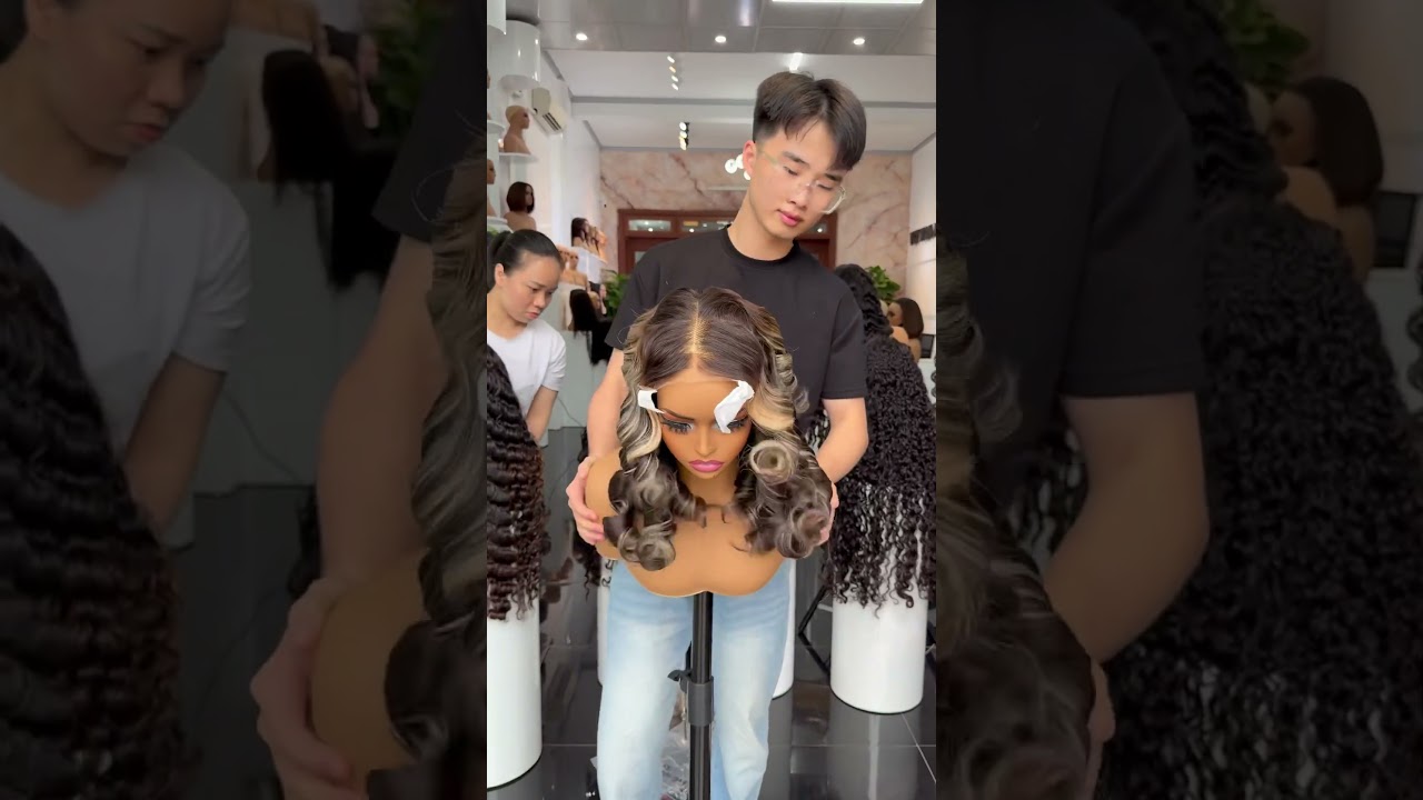 High quality wig product line. Individually designed layered and factory curled.💎💎💎