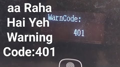 Growatt Warning Code : 401 , Solution