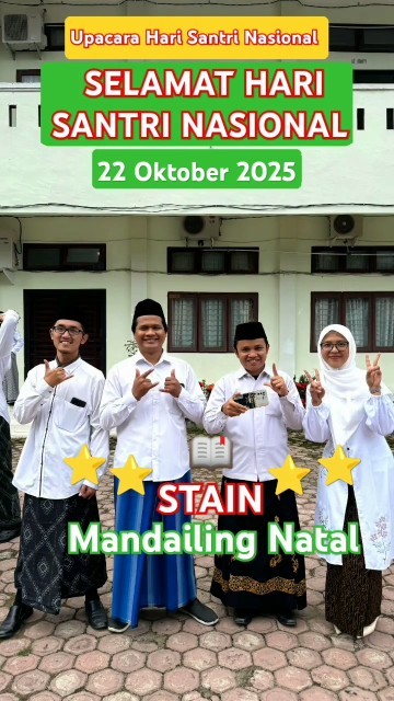 National Santri Day Ceremony 2025 – STAIN Mandailing Natal 🎓🇮🇩 #harisantrinasional2025  #trendings