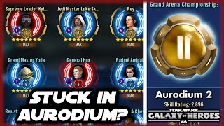 3 GL's in Aurodium?  Step Up!   Reviewing Rosters in Star Wars Galaxy of Heroes