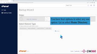 How To Restore A Backup In Cpanel With Cloudworks 360