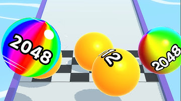 Ball Run 2048 - All Levels Gameplay Android, iOS ( Levels 132 - 154 )