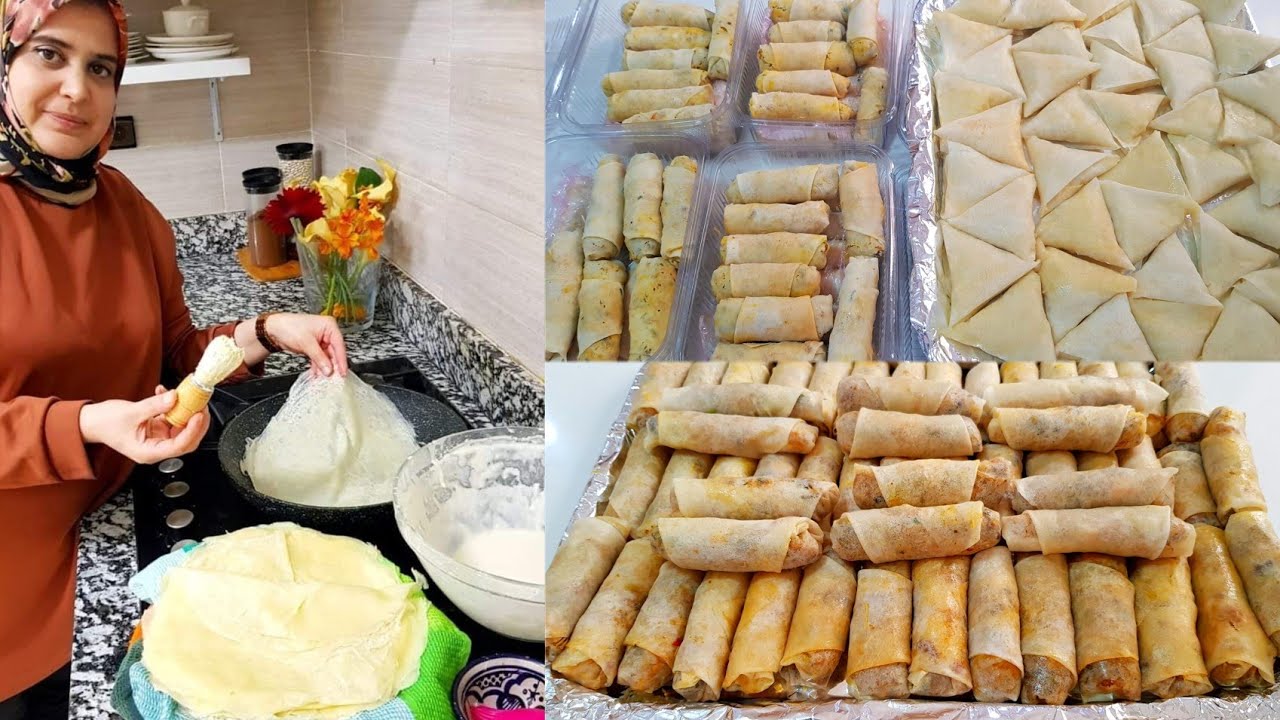 حشوات متنوعة👌 سيكار بطاطا وبريوات الدجاج بمذاق الحوت / مملحات رمضان 2023