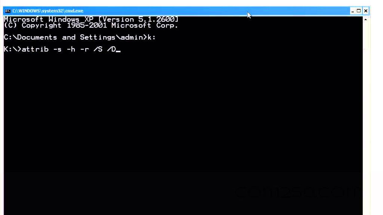 ฆ่าไวรัส ซ่อนไฟล์ Update 2022 วิธีแก้ไวรัสซ่อนไฟล์ hidden file