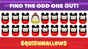 Can You Find The Odd SQUISHMALLOW In 10 Seconds? - Odd One Out - Squishmallows Quiz