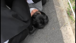 安倍元首相銃撃事件  SPに取り押さえられた山上徹也容疑者 2022.7  大和西大寺駅前　Shinzo Abe Assassin　Tetsuya Yamagami