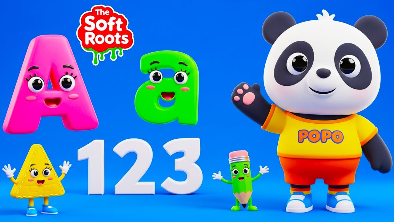Preschool Learning activities for 3 year olds at home | Learn ABC Phonics Shapes Numbers Colors 🌈
