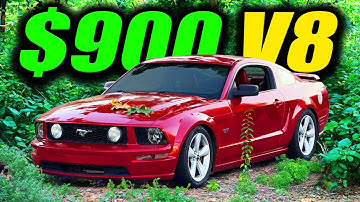 I Bought A BROKEN Mustang GT For $900... Fixing it in Under 24 Hours!