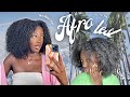 Je teste une routine cheveux afro au brsilomg mari ams vlog