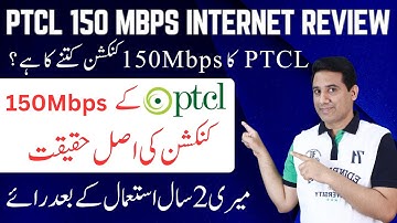 PTCL 150 Mbps Internet Connection Speed Test and Review