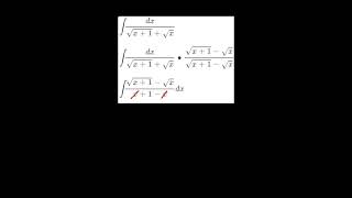 Daily integral Day 3/100| Rationalization method|