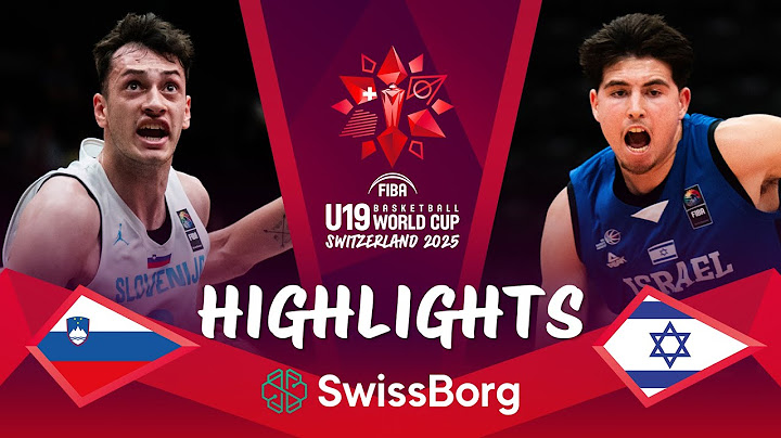 Slovenia 🇸🇮 vs Israel 🇮🇱 | Quarter-Finals | Highlights | FIBA U19 Basketball World Cup 2025