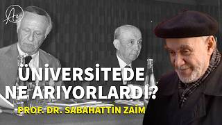KOÇ VE ECZACIBAŞI ÜNİVERSİTEDE NE ARIYORDU? | Prof. Dr. Sabahattin Zaim | 48. BÖLÜM