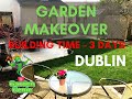 Garden makeover construction process  dublin