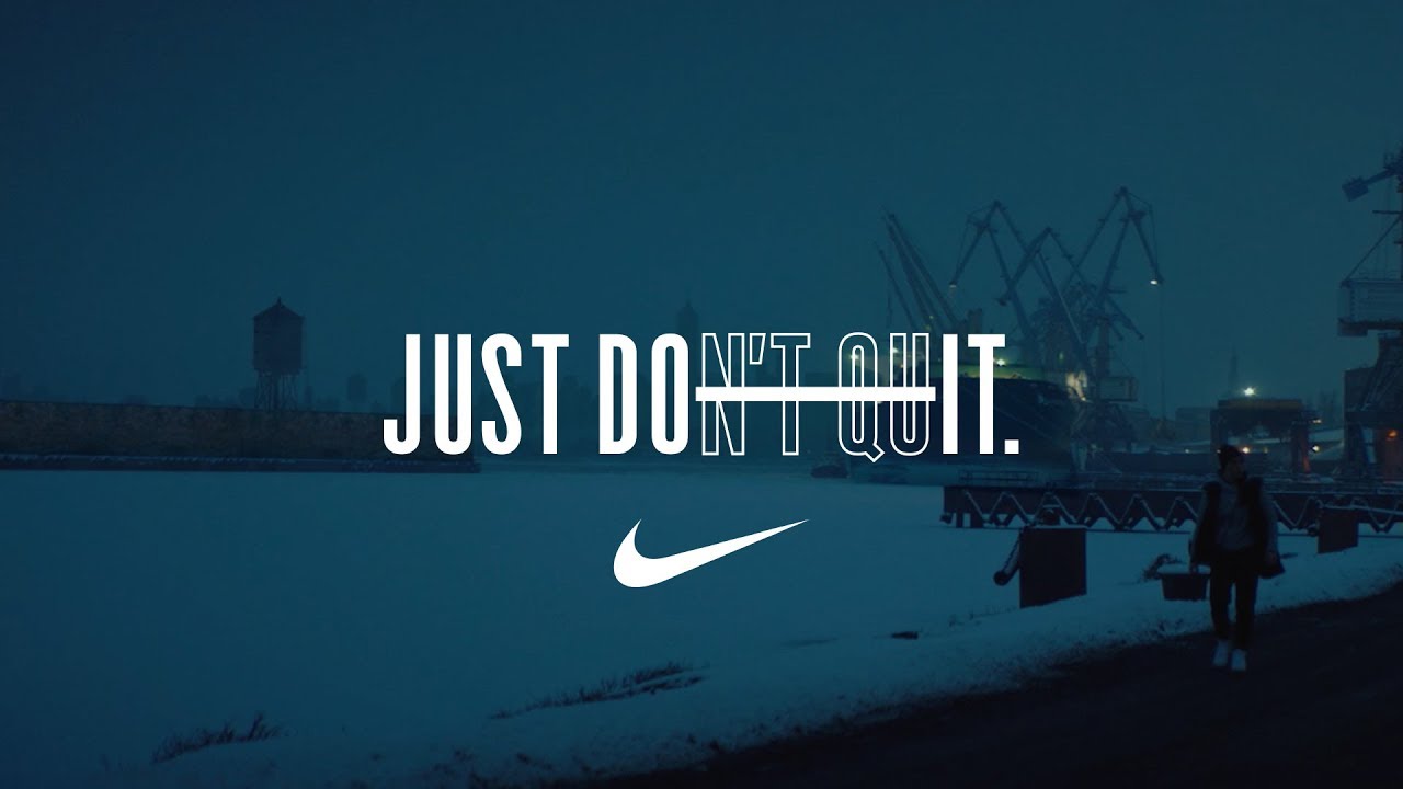 Cesta Ventilación Comenzar NIKE: Just Don't Quit - Rebeka Koha #tribeWork - YouTube