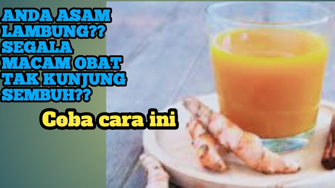 Resep kunyit untuk luka lambung, dijamin sembuh selamanya 