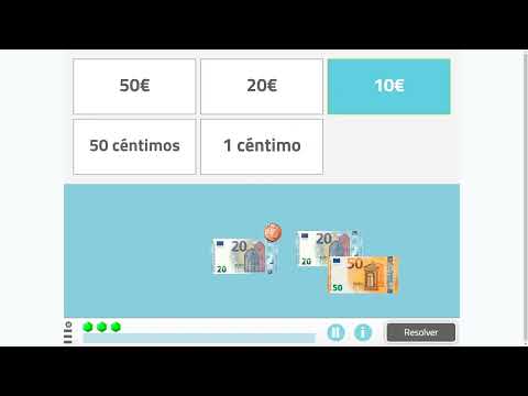 Actividad de gnosias visuales para adultos: Clasifica el dinero