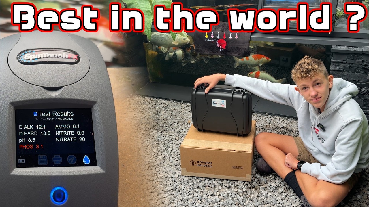 Is This the BEST Koi Pond Water Tester Ever? | LaMotte SpinTouch Review #koi #koipond #fish