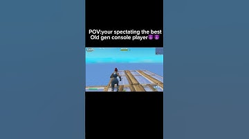 POV:your spectating the best old gen console player😈😈 #fortnite #gaming #playstation