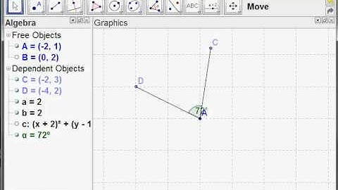 Minor Arc in GeoGebra