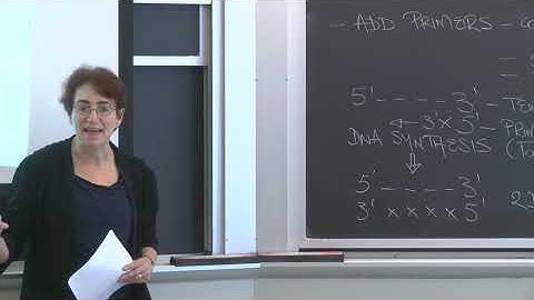 Lecture 5.3: Building with DNA  — Polymerase Chain Reaction (PCR)