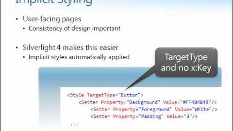 Silverlight 4 Business App Implicit Styles