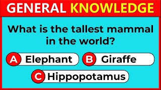 General Knowledge Quiz Trivia | Can You Answer All 30 Questions Correctly?#challenge 16