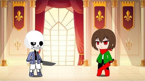 Chara au reaction to Storyshift Chara vs Killer sans.