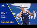 Ashleigh Barty vs Clara Tauson Highlights | 2021 US Open Round 2