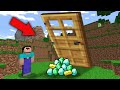HAVE TIME TO PICK TREASURE BEFORE DOOR FALLS IN MINECRAFT 100% TRAP TROLLING !