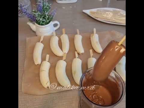 Банан в шоколаде - YouTube