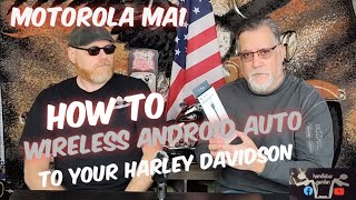 Harley Davidson wireless Android Auto  how to/review #harleydavidson #roadglide #streetglide