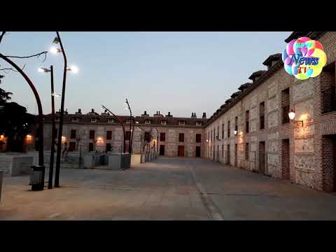 Iluminación de Plaza de España en San Fernando de Henares