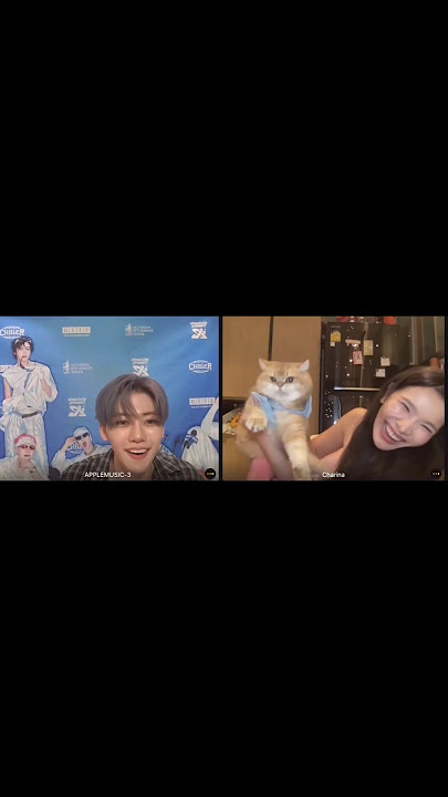 OP sama kucingnya videocall Nana🤣😻 #jaemin #nctdream