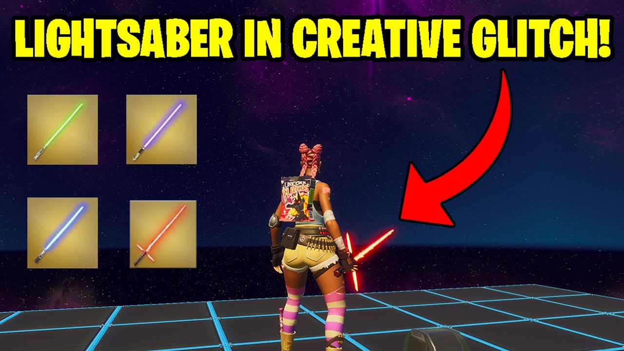HOW TO GET LIGHTSABERS IN CREATIVE (FORTNITE CHAPTER 3 SEASON 2) - YouTube