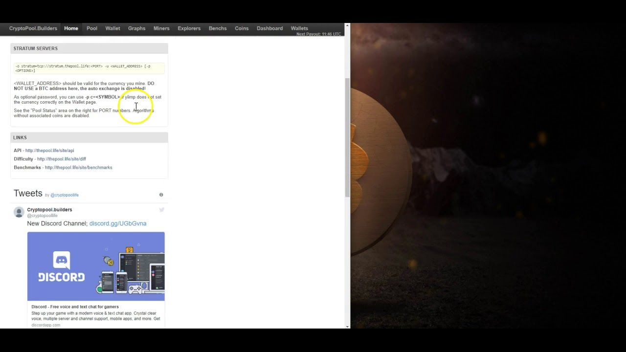 After server install, meet your new YiiMP Server