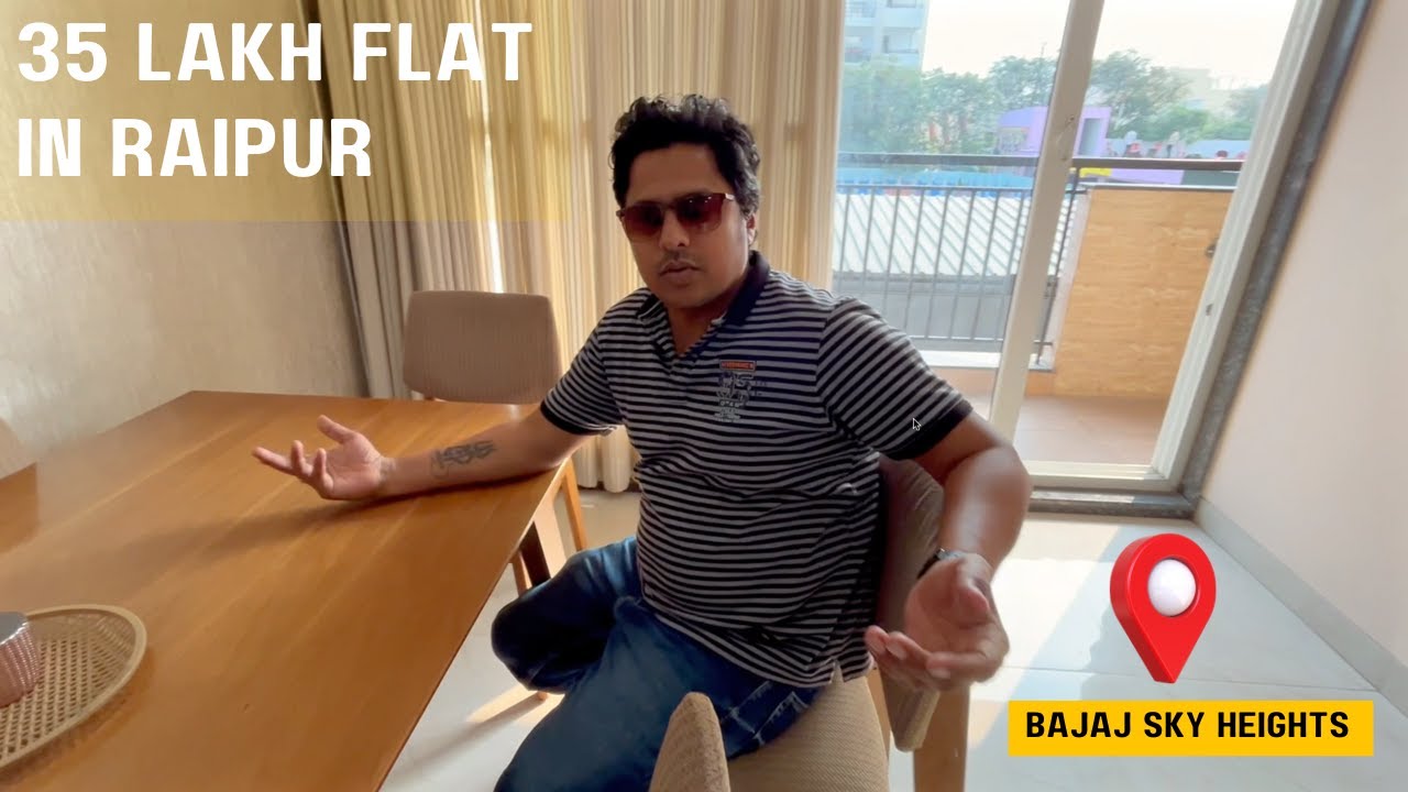 Raipur में 35 Lakh का Luxury Flat छत और Gym के साथ | Luxury Flats in Raipur | Bajaj Sky Heights