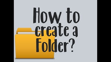 Study Club - Computer Basics - How to create a folder?