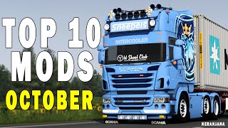 TOP 10 ETS2 MODS - OCTOBER 2021 | Euro Truck Simulator 2 Mods