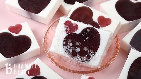 Anne-Marie Makes Berry Heart Soap - Perfect for Valentine