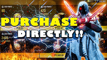 How to buy Cod Points Directly on the Store in Call of Duty Mobile - 2023 GUIDE