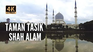 Shah Alam Lake (Taman Tasik Shah Alam) Blue Mosque - 4k Walking Tour