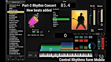 Latest Rhythm Concert/part-2/ Added new beats/#mainstage3 mobile control