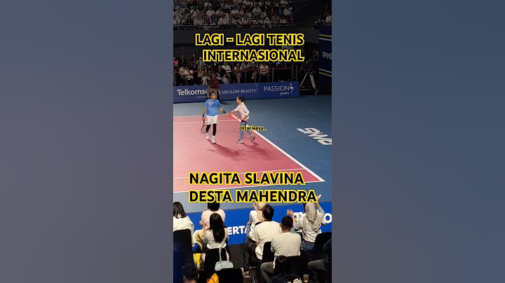 NAGITA SLAVINA & DESTA MAHENDRA " LAGI - LAGI TENIS INTERNASIONAL " #video #shorts #lagilagitenis