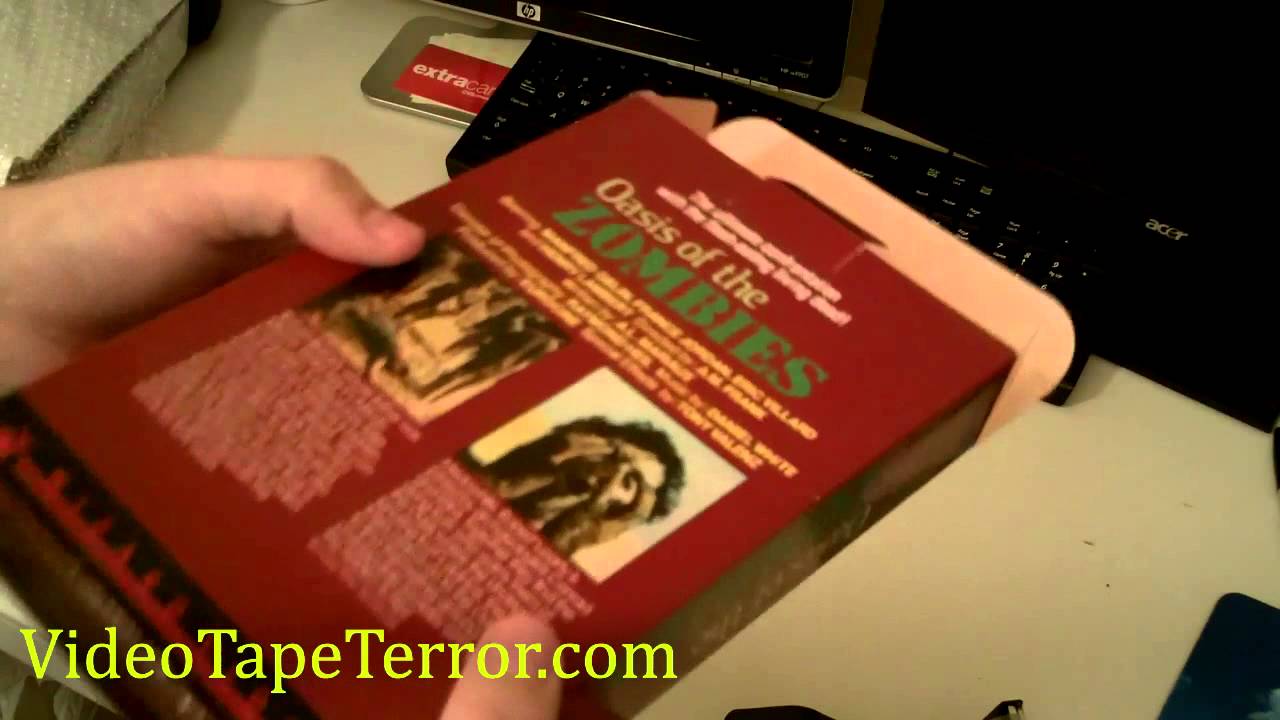 Wizard Video Collection Unboxing Full Moon's Oasis of the Zombies big box VHS reissue review