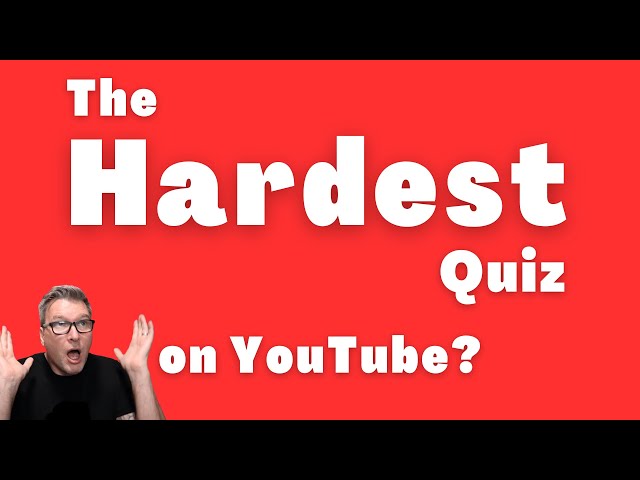 Extremely Difficult  Trivia Quiz - Dare to try? class=